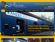 Tablet Screenshot of americancoachwerksllc.com